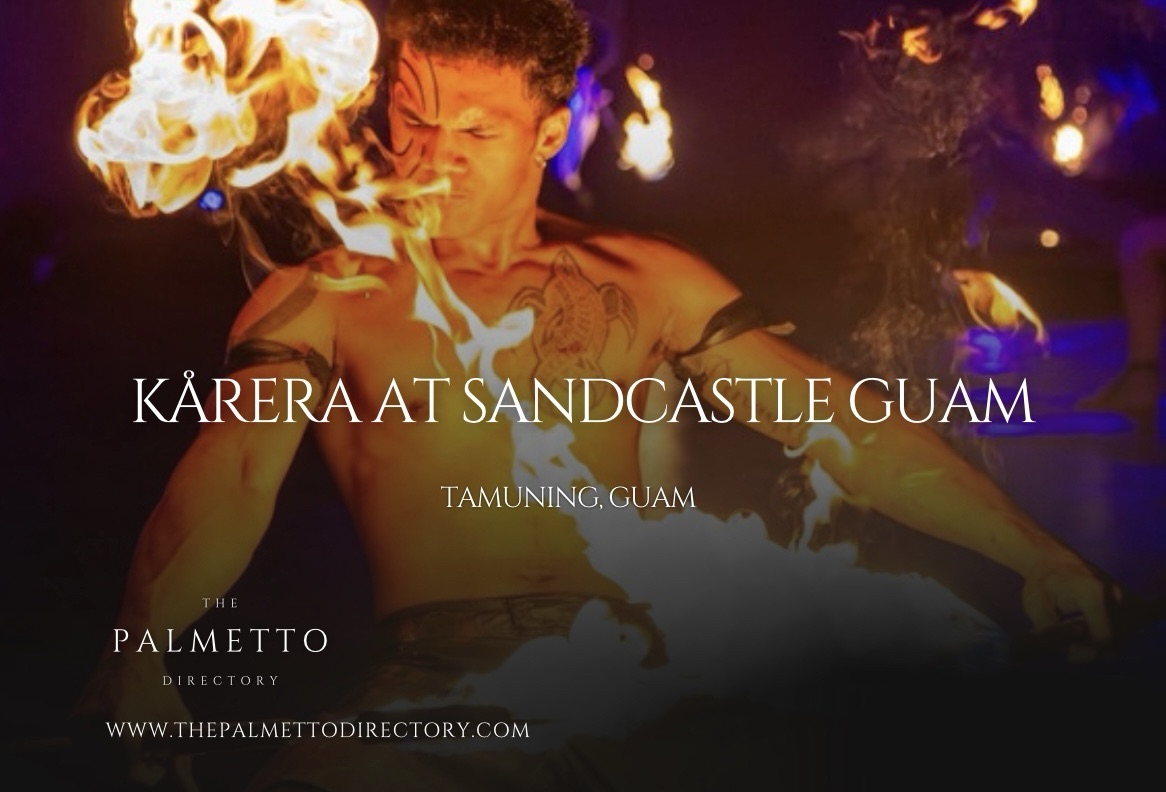 The Fire Knife Performance at Karera at SandCastle Guam
